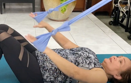 Mimicking Reformer or Cadillac Workout – Upper body workout